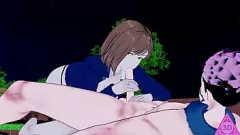 تشغيل Nobara Kugisaki من Jujutsu Kaisen في لقاء هنتاي: اللسان الساخن وعمل Handjob