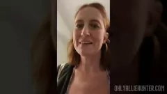 Play Redhead Milf Allie Hunter Goes Wild with Dildo in Public Shower