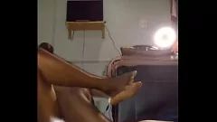 Afspelen Black Milf wint de fokloterij met creampie neuken