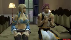 Oynat Karısının Aldatma Fantezisi: Natsu'nun Büyük Yarağı, Ateşli Anime Hentai Sahnesinde Lucy'nin Büyük Göğüslerini Sikiyor